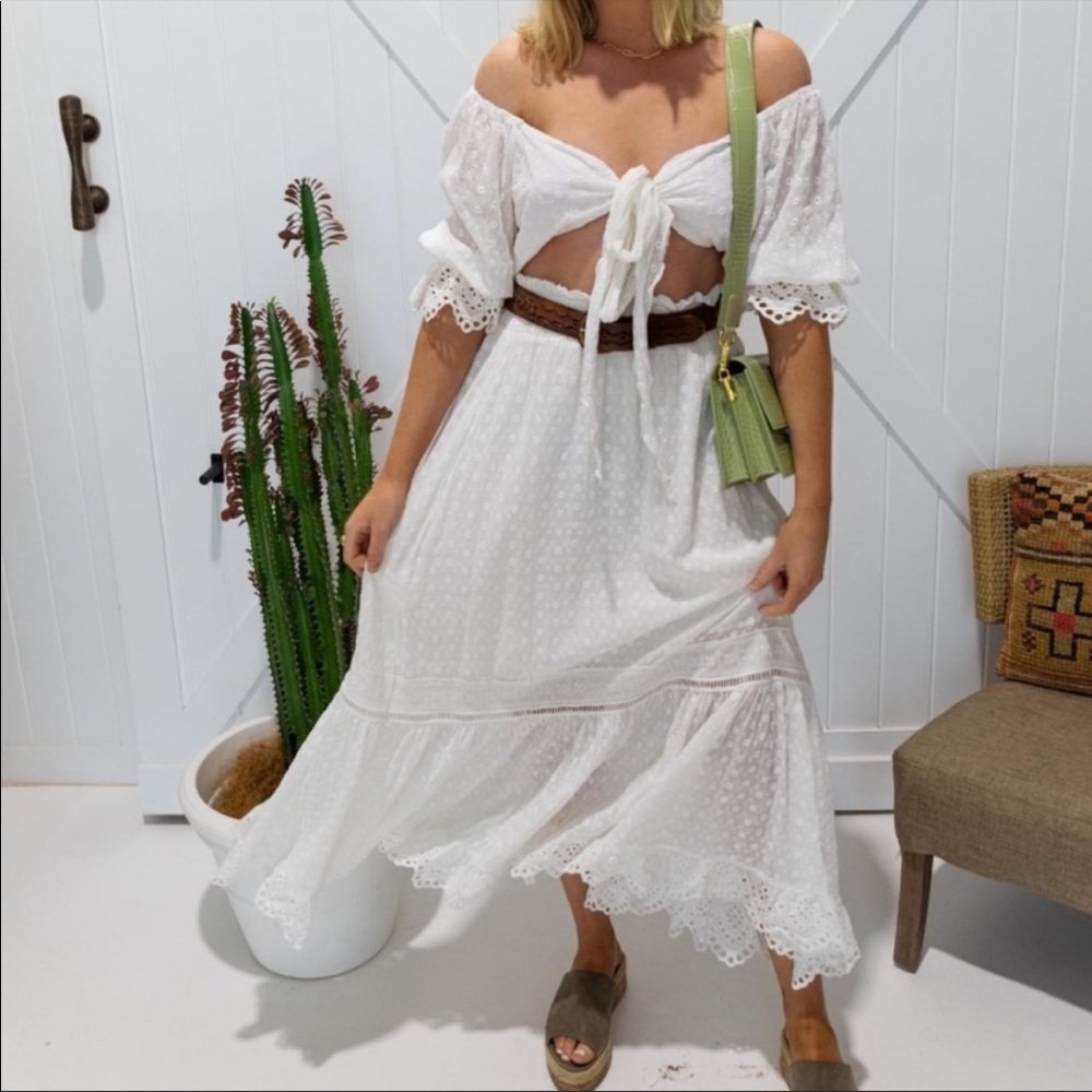 Spell | Daisy Chain Maxi Skirt | M - Picture 5 of 16
